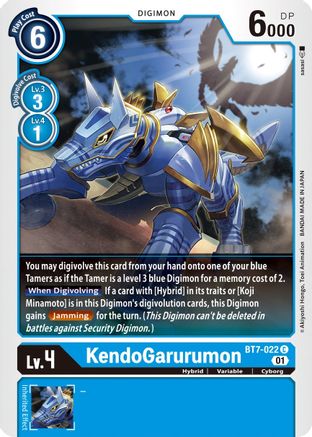 KendoGarurumon (BT7-022) [Next Adventure] - Deck Out Gaming