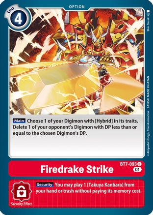 Firedrake Strike (BT7-093) [Next Adventure] - Deck Out Gaming