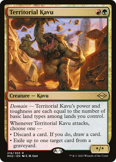 Territorial Kavu (216) [Modern Horizons 2] foil - Deck Out Gaming