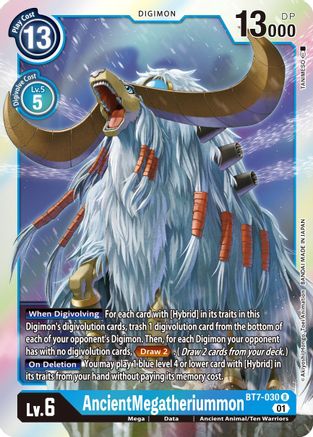 AncientMegatheriummon (BT7-030) [Next Adventure] Foil - Deck Out Gaming