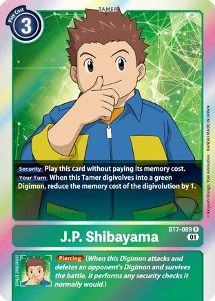 J.P. Shibayama (BT7-089) [Next Adventure] Foil - Deck Out Gaming