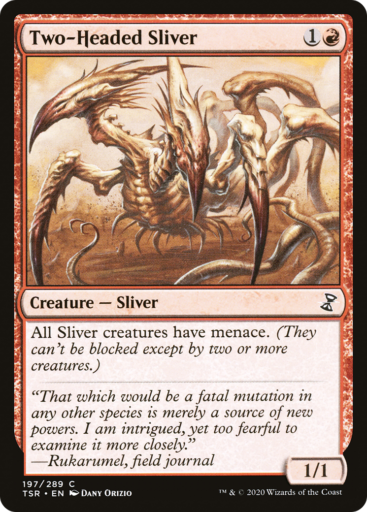Two-Headed Sliver (197) [Time Spiral: Remastered] - Deck Out Gaming