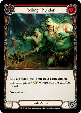 Rolling Thunder (EVR004) [Everfest] 1st Edition - Deck Out Gaming