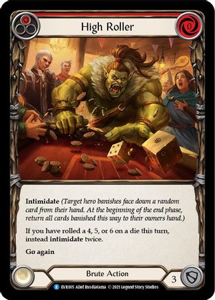 High Roller (Red) (EVR005) [Everfest] 1st Edition - Deck Out Gaming