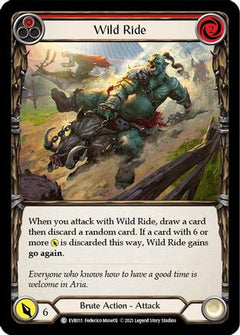 Wild Ride (Red) (EVR011) [Everfest] 1st Edition Rainbow Foil - Deck Out Gaming