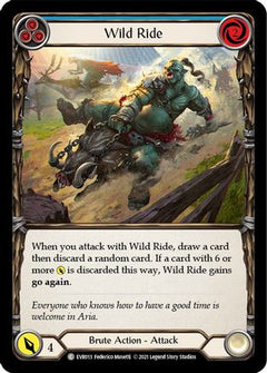 Wild Ride (Blue) (EVR013) [Everfest] 1st Edition - Deck Out Gaming