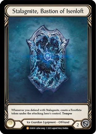 Stalagmite, Bastion of Isenloft (EVR018) [Everfest] 1st Edition Cold Foil - Deck Out Gaming