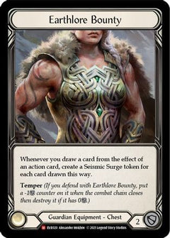 Earthlore Bounty (EVR020) [Everfest] 1st Edition - Deck Out Gaming