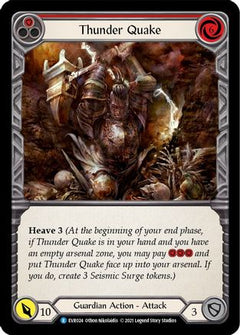 Thunder Quake (Red) (EVR024) [Everfest] 1st Edition - Deck Out Gaming