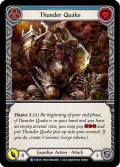 Thunder Quake (Blue) (EVR026) [Everfest] 1st Edition - Deck Out Gaming