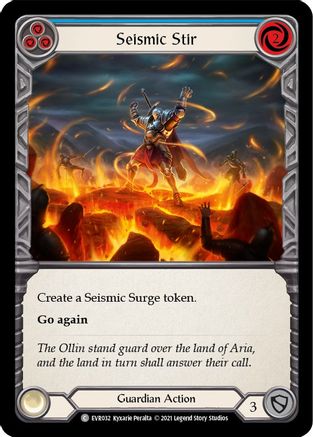 Seismic Stir (Blue) (EVR032) [Everfest] 1st Edition - Deck Out Gaming
