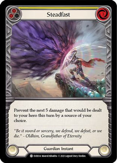 Steadfast (Yellow) (EVR034) [Everfest] 1st Edition - Deck Out Gaming
