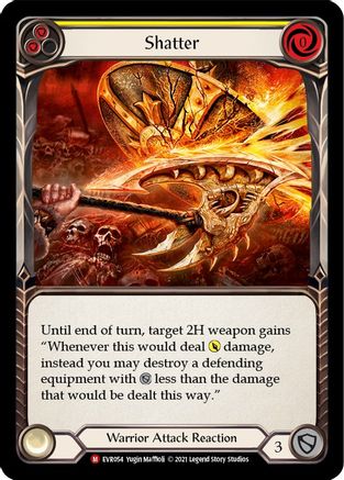 Shatter (EVR054) [Everfest] 1st Edition Rainbow Foil - Deck Out Gaming