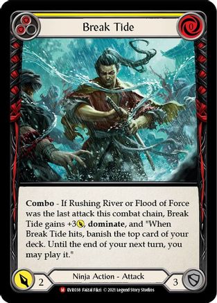 Break Tide (EVR038) [Everfest] 1st Edition Rainbow Foil - Deck Out Gaming