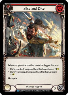 Slice and Dice (Red) (EVR057) [Everfest] 1st Edition - Deck Out Gaming