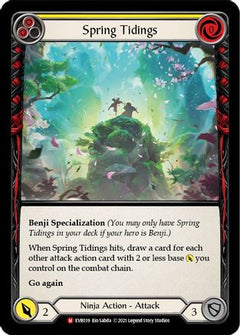 Spring Tidings (EVR039) [Everfest] 1st Edition Rainbow Foil - Deck Out Gaming