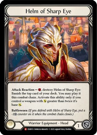 Helm of Sharp Eye (EVR053) [Everfest] 1st Edition - Deck Out Gaming