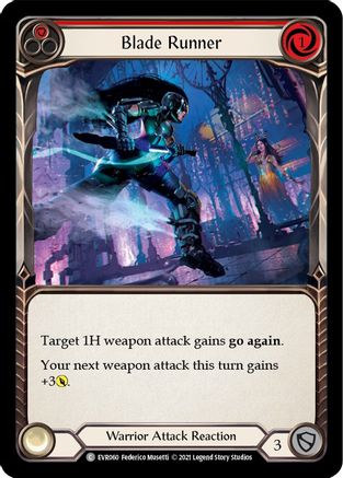 Blade Runner (Red) (EVR060) [Everfest] 1st Edition - Deck Out Gaming