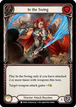 In the Swing (Red) (EVR063) [Everfest] 1st Edition - Deck Out Gaming