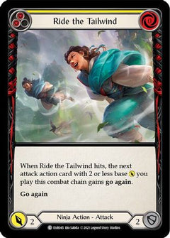 Ride the Tailwind (Yellow) (EVR045) [Everfest] 1st Edition - Deck Out Gaming