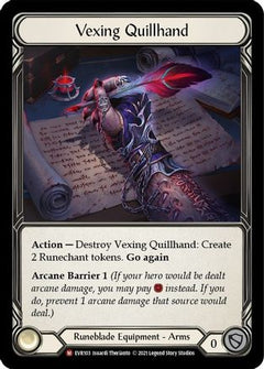 Vexing Quillhand (EVR103) [Everfest] 1st Edition - Deck Out Gaming