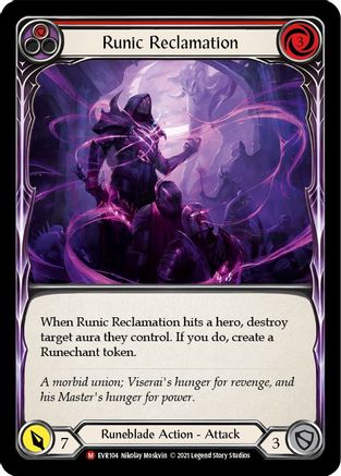 Runic Reclamation (EVR104) [Everfest] 1st Edition Rainbow Foil - Deck Out Gaming
