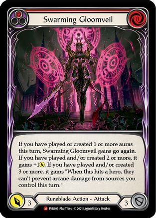 Swarming Gloomveil (EVR105) [Everfest] 1st Edition - Deck Out Gaming