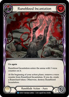 Runeblood Incantation (Red) (EVR107) [Everfest] 1st Edition Rainbow Foil - Deck Out Gaming