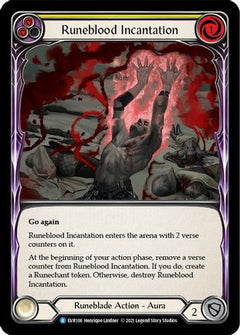Runeblood Incantation (Yellow) (EVR108) [Everfest] 1st Edition - Deck Out Gaming