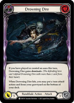 Drowning Dire (Red) (EVR110) [Everfest] 1st Edition - Deck Out Gaming