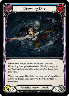 Drowning Dire (Blue) (EVR112) [Everfest] 1st Edition - Deck Out Gaming