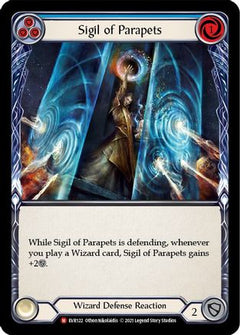 Sigil of Parapets (EVR122) [Everfest] 1st Edition Rainbow Foil - Deck Out Gaming