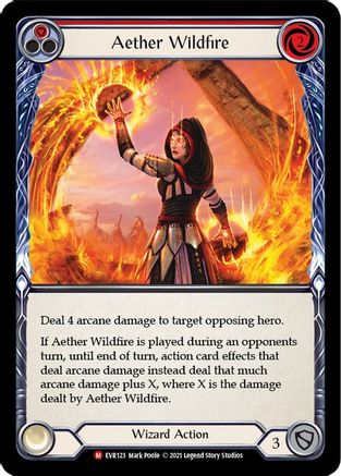 Aether Wildfire (EVR123) [Everfest] 1st Edition - Deck Out Gaming