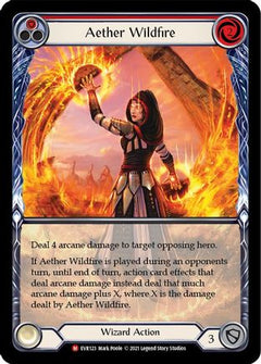 Aether Wildfire (Extended Art) (EVR123) [Everfest] 1st Edition Rainbow Foil - Deck Out Gaming