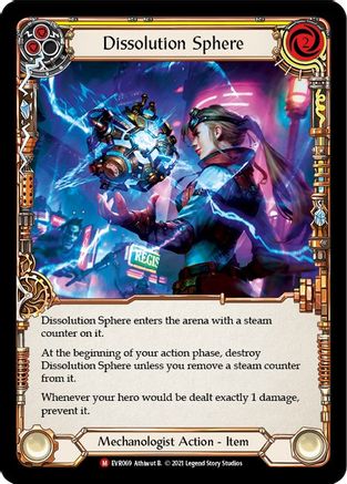 Dissolution Sphere (EVR069) [Everfest] 1st Edition Rainbow Foil - Deck Out Gaming