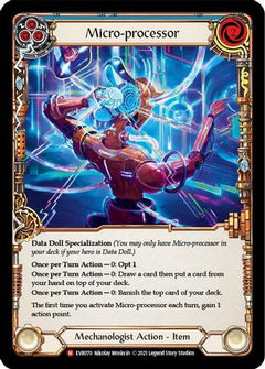 Micro-processor (EVR070) [Everfest] 1st Edition Rainbow Foil - Deck Out Gaming