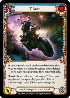 T-Bone (Blue) (EVR075) [Everfest] 1st Edition - Deck Out Gaming