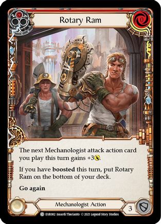 Rotary Ram (Red) (EVR082) [Everfest] 1st Edition Rainbow Foil - Deck Out Gaming