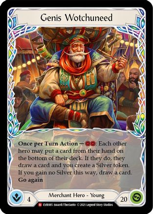 Genis Wotchuneed (EVR085) [Everfest] 1st Edition - Deck Out Gaming