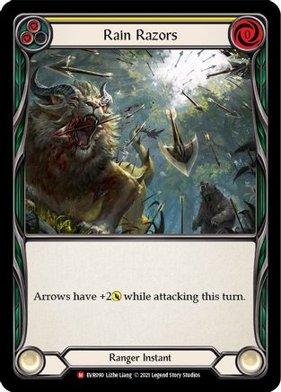Rain Razors (EVR090) [Everfest] 1st Edition - Deck Out Gaming