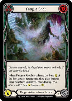 Fatigue Shot (Blue) (EVR096) [Everfest] 1st Edition Rainbow Foil - Deck Out Gaming