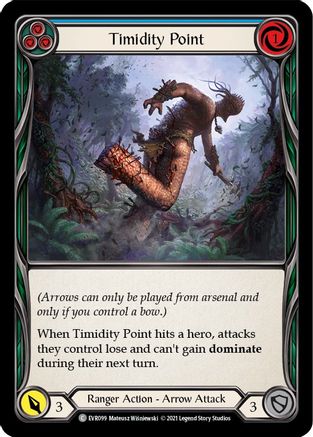 Timidity Point (Blue) (EVR099) [Everfest] 1st Edition - Deck Out Gaming
