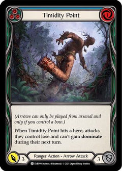 Timidity Point (Blue) (EVR099) [Everfest] 1st Edition Rainbow Foil - Deck Out Gaming