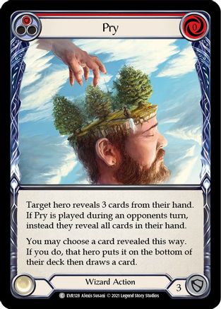 Pry (Red) (EVR128) [Everfest] 1st Edition - Deck Out Gaming