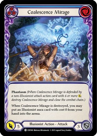 Coalescence Mirage (Blue) (EVR146) [Everfest] 1st Edition - Deck Out Gaming
