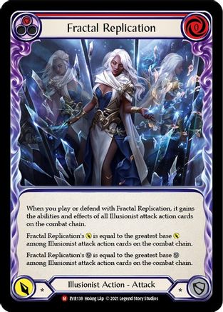 Fractal Replication (EVR138) [Everfest] 1st Edition Rainbow Foil - Deck Out Gaming