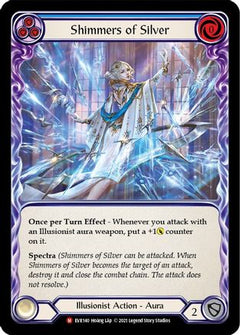 Shimmers of Silver (EVR140) [Everfest] 1st Edition Rainbow Foil - Deck Out Gaming
