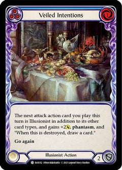 Veiled Intentions (Blue) (EVR152) [Everfest] 1st Edition Rainbow Foil - Deck Out Gaming