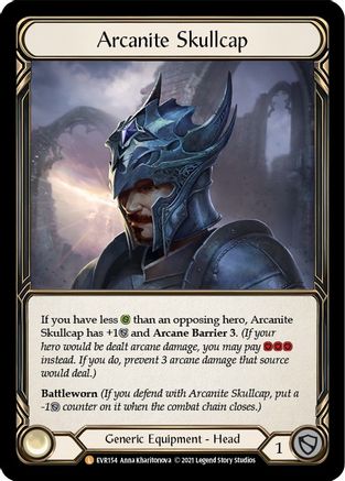 Arcanite Skullcap (EVR154) [Everfest] 1st Edition - Deck Out Gaming