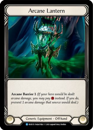 Arcane Lantern (EVR155) [Everfest] 1st Edition Cold Foil - Deck Out Gaming